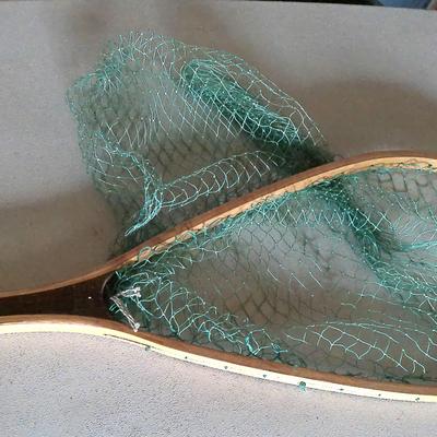 Vintage Wood hand Fishing Net