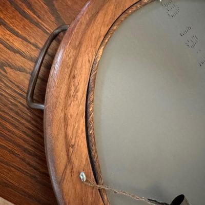 Wooden Wall Mirror / Tray