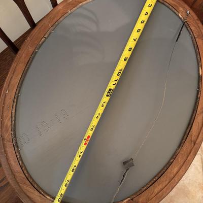 Wooden Wall Mirror / Tray