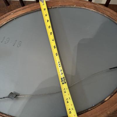 Wooden Wall Mirror / Tray