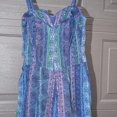 VINTAGE 60'S LADIES SWIM SUITE W/UNIQUE RUBBER SWIM CAP W/ ANIMALS EMBOSSED