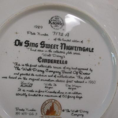 Disney Cinderella Collector Plates & Disney Wrapping Paper