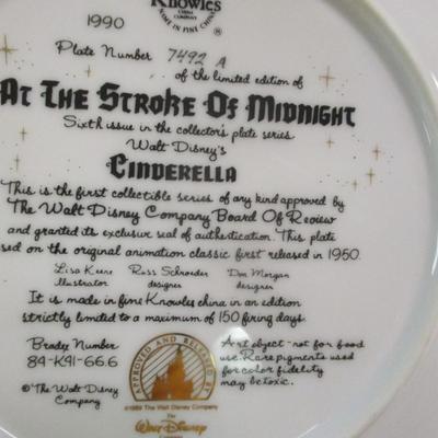 Disney Cinderella Collector Plates & Disney Wrapping Paper