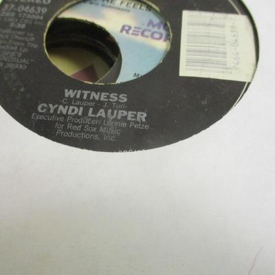 Vintage 45 Records Various Artists The Eagles Heart Cyndi Lauper K.C. & The Sunshine Band Elton John