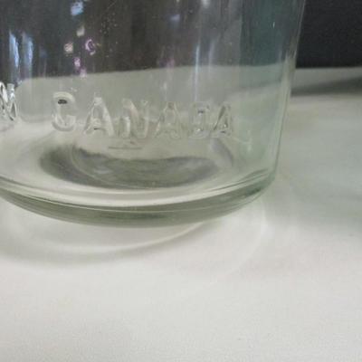 Quart Whitney Mason Pat'd 1858 Jar Ball Mason & Ideal Jars Safety Seal Made In Canada