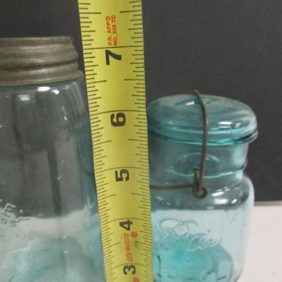Quart Whitney Mason Pat'd 1858 Jar Ball Mason & Ideal Jars Safety Seal Made In Canada