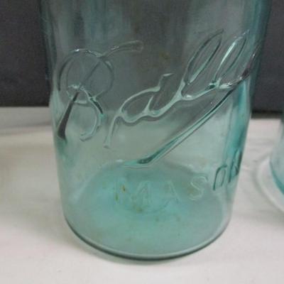 Quart Whitney Mason Pat'd 1858 Jar Ball Mason & Ideal Jars Safety Seal Made In Canada