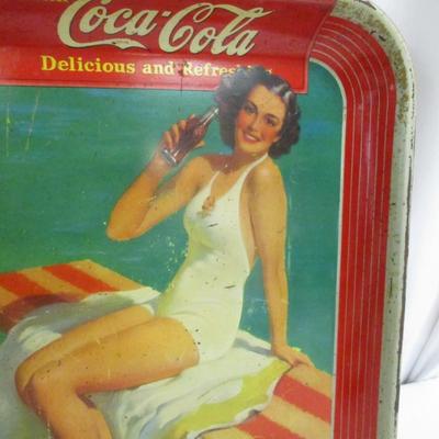 Coca-Cola Advertising Tins #1 Approx 17 1/2" x 12 3/4"