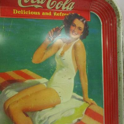 Coca-Cola Advertising Tins #1 Approx 17 1/2" x 12 3/4"