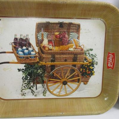 Coca-Cola Advertising Tins #1 Approx 17 1/2" x 12 3/4"