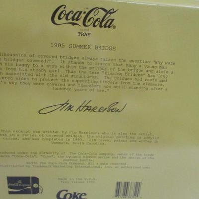 Coca-Cola Advertising Tins #2 Approx 17 1/2" x 12 3/4"