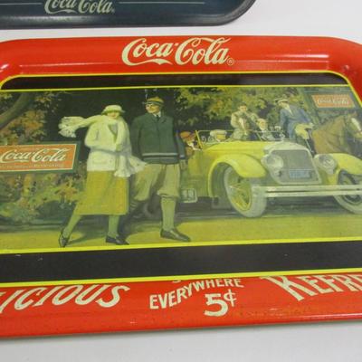 Coca-Cola Advertising Tins #2 Approx 17 1/2" x 12 3/4"