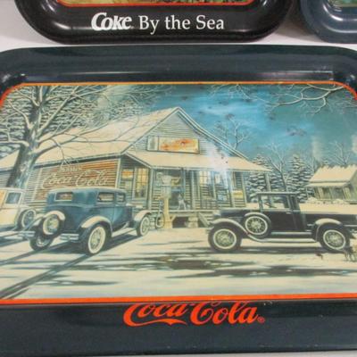 Coca-Cola Advertising Tins #2 Approx 17 1/2" x 12 3/4"