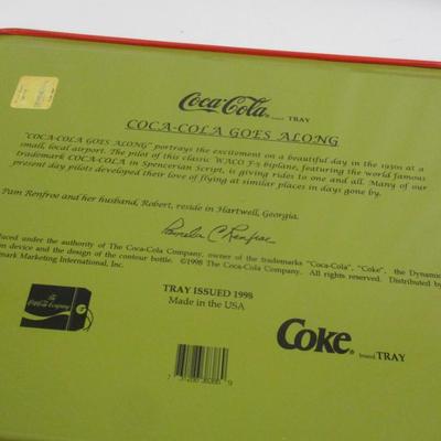 Coca-Cola Advertising Tins #2 Approx 17 1/2" x 12 3/4"