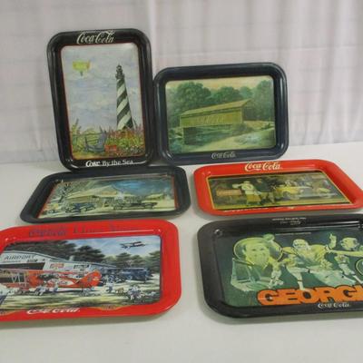 Coca-Cola Advertising Tins #2 Approx 17 1/2" x 12 3/4"