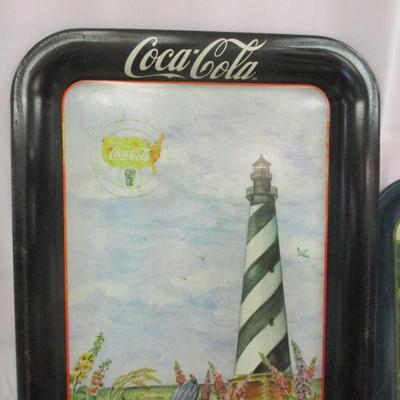 Coca-Cola Advertising Tins #2 Approx 17 1/2" x 12 3/4"