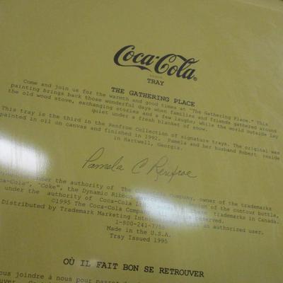 Coca-Cola Advertising Tins #2 Approx 17 1/2" x 12 3/4"