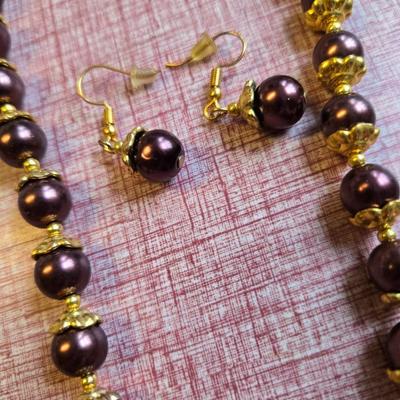 Pretty Purple & Gold Set
