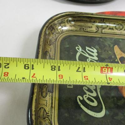 Coca-Cola Advertising Tins & Made In Italy Melamine Tray
