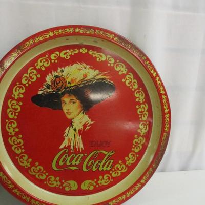 Coca-Cola Advertising Tins & Made In Italy Melamine Tray