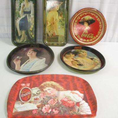 Coca-Cola Advertising Tins & Made In Italy Melamine Tray
