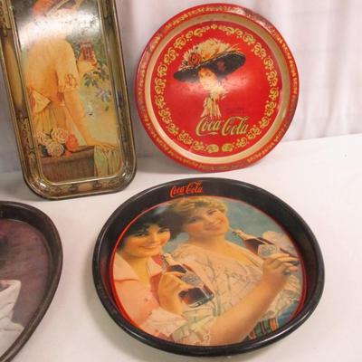 Coca-Cola Advertising Tins & Made In Italy Melamine Tray