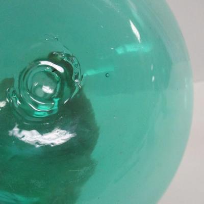 Hand Blown Empoli Made In Italy Blue Glass Decanter Approx 13" Tall #12
