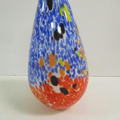 Venini Murano Confetti Vase Approx 9" Tall #16