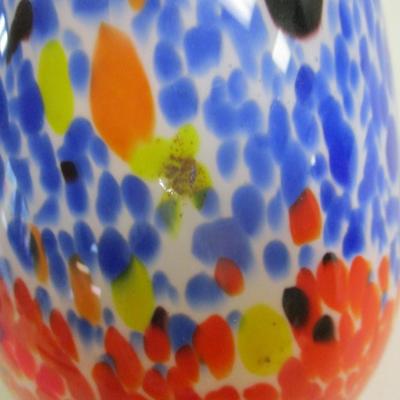 Venini Murano Confetti Vase Approx 9" Tall #16