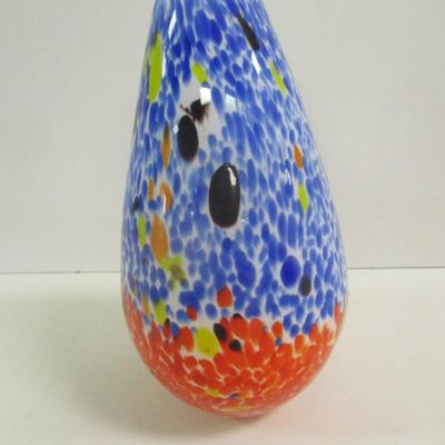 Venini Murano Confetti Vase Approx 9" Tall #16