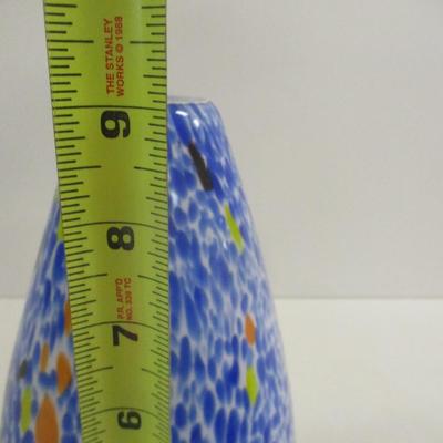 Venini Murano Confetti Vase Approx 9" Tall #16