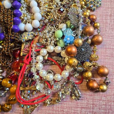 Large lot of Scrap Jewelry