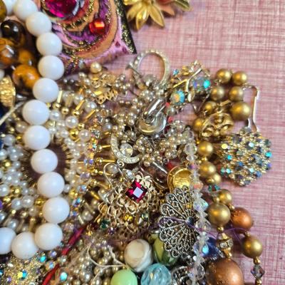 Large lot of Scrap Jewelry