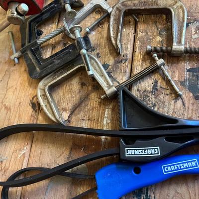 Vice & Clamps Lot