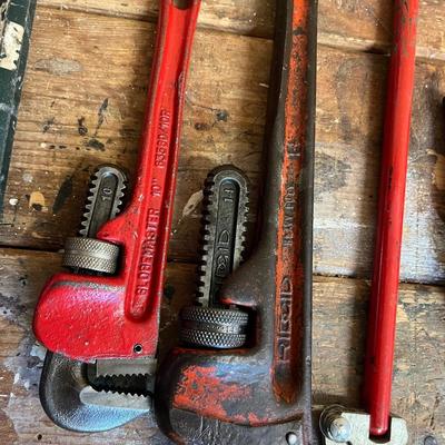 Pipe Wrench Lot
