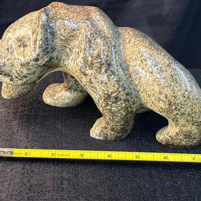 E6-Soapstone Bear Figure