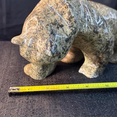 E6-Soapstone Bear Figure