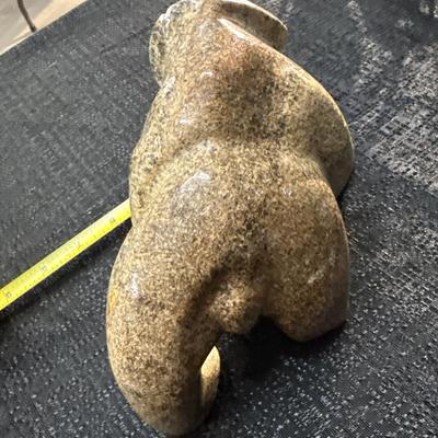 E6-Soapstone Bear Figure