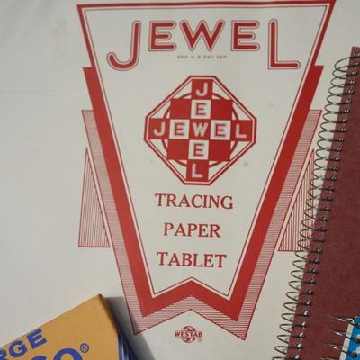 MCM COLLECTIBLE DESK ITEMS SUCH AS A TEACHERS LESSON PLANNER, VINTAGE