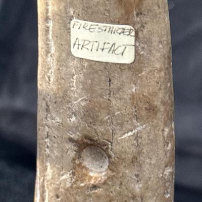 E9-Whale Image on Whale Bone (Scrimshaw)