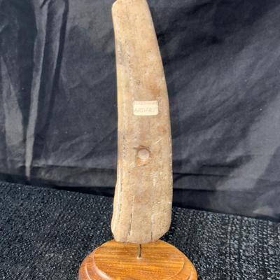 E9-Whale Image on Whale Bone (Scrimshaw)