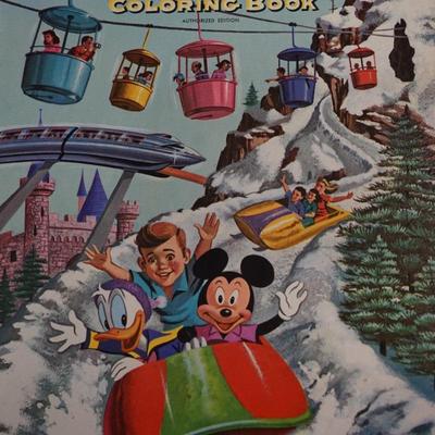 VINTAGE COLORING BOOKS OF POPULAR CHARACTERS/ LESSON BOOKS
