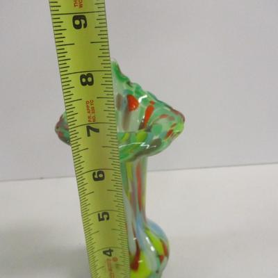 Hand Blown Murano Tulip Vase Approx 8" Tall #28