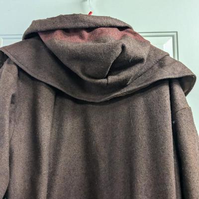 Wool Capote with Hood
