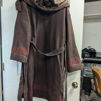 Wool Capote with Hood