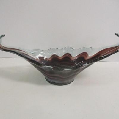 Hand Blown Murano Milliaccio Venezia Glass Vase #29