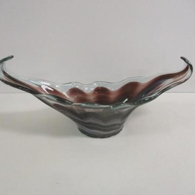 Hand Blown Murano Milliaccio Venezia Glass Vase #29