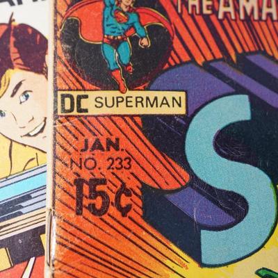 GROUPING OF VINTAGE 1970'S DC COMICS SUPERMAN 1970's