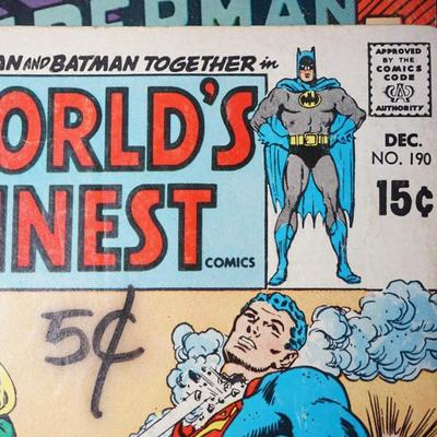 GROUPING OF VINTAGE 1970'S DC COMICS SUPERMAN 1970's