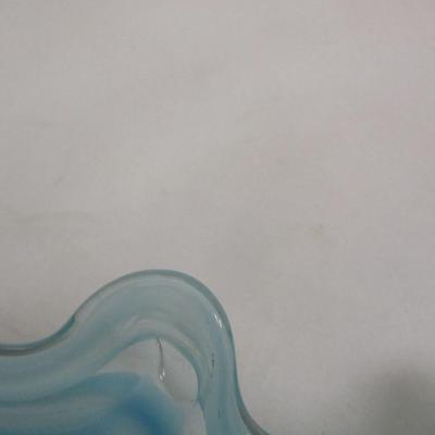 Hand Blown Sooner Glass Swan #35